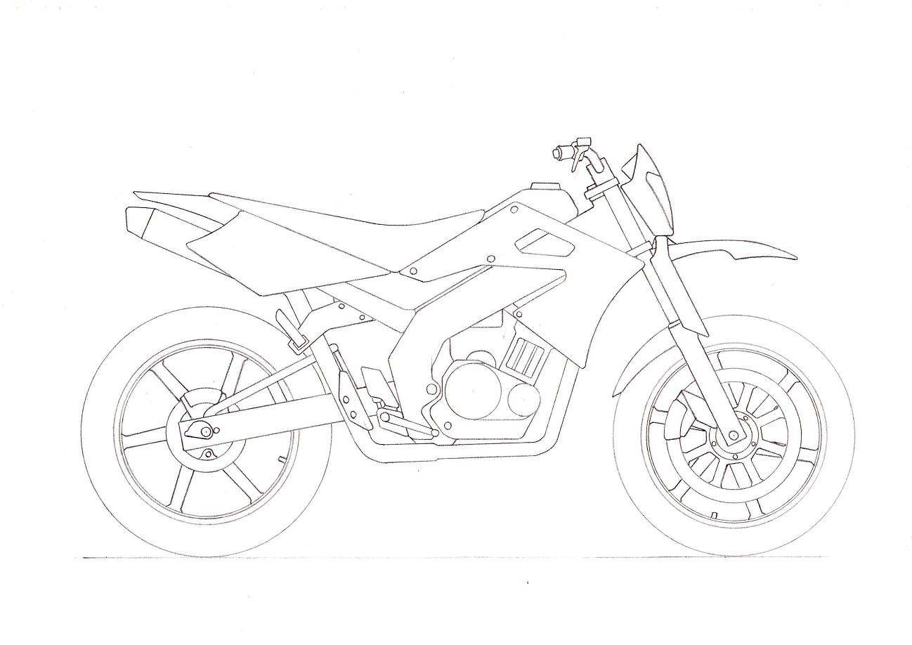 Gambar Sketsa Motor Ninja Drag Terbaru Gentong Modifikasi